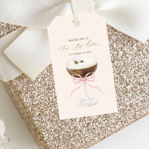 Etiqueta Para Presente Rótulos de Favor de Aniversário Martini Um Pouco M