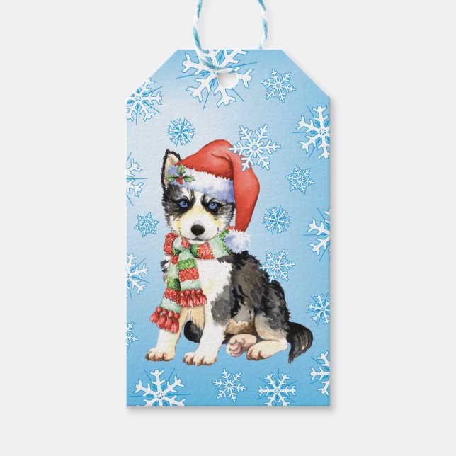 Etiqueta Para Presente Rouco Feliz Howlidays (Frente)