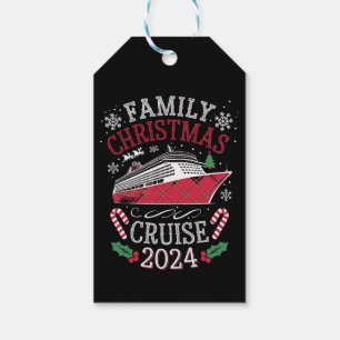 Etiqueta Para Presente Roupa Combinando para Cruzeiro de Natal da Família