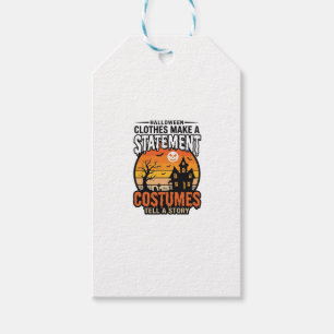 Etiqueta Para Presente Roupas de Halloween Vintage T-Shirt Desig
