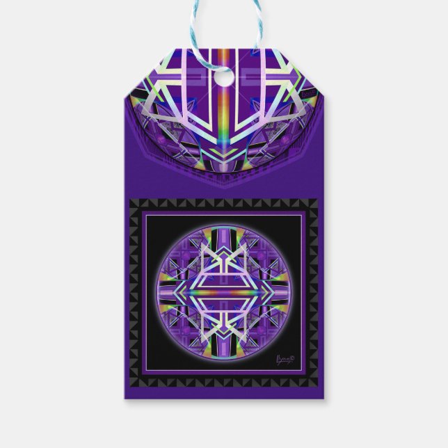 Etiqueta Para Presente Roxo W3 (Frente)