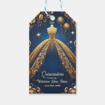 Royal Quinceañera, Dourado e Marinho Tema da Princ