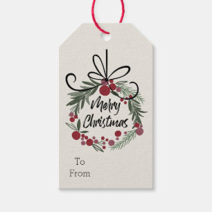 Etiqueta Para Presente Rua de Natal