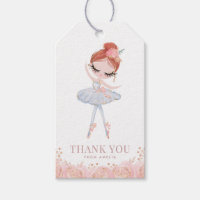 Ruiva Ballerina no Branco de Vestido