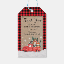 Etiqueta Para Presente Rusland Woodland Winter Wonderland Baby