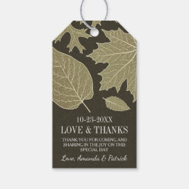 Etiqueta Para Presente Rustic Burlap Fall Deixa Casamento Obrigado Etique