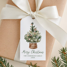 Rustic Christmas Tree Ornaments Neutral Holiday