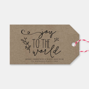 Etiqueta Para Presente Rustic Country Christmas Kraft Personalizado