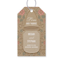 Rustic Floral Mason Jar Wedding
