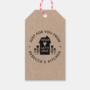 Etiqueta Para Presente Rustic Kraft Feita Com Etiqueta De Presente De Amo