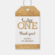 Rustic Wild One primeiro aniversario Obrigado Marc