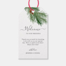 Rustic Winter Berry Pine Greenery Wedding