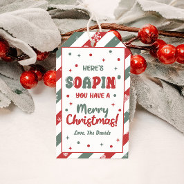 Etiqueta Para Presente Sabonete Manual de Férias Feliz Natal 
