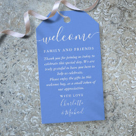 Etiqueta Para Presente Saco de Cesta de Boas-vindas de Favor de Casamento