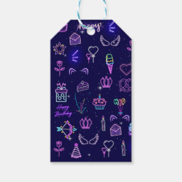 Etiqueta Para Presente Saco de Presente de Aniversário da Princesa | Saco