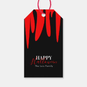 Etiqueta Para Presente Saco de Tratamento de Sangue de Vampiro de Hallowe