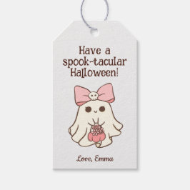 Etiqueta Para Presente Sacolinha de Favor de Halloween para Truque ou Gad