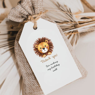 Etiqueta Para Presente Safari wild one 1º aniversário