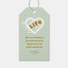 Etiqueta Para Presente Sage Life Gift Tag (Etiqueta de Presente para a Vi