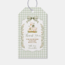 Sage Verde Silly Goose Chás de Bebê Floral Neutro