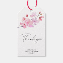 Etiqueta Para Presente Sakura - Agradecimento de Casamento