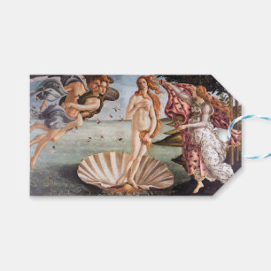 Etiqueta Para Presente Sandro Botticelli - Nascimento de Vênus