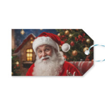 Santa Clause sorrindo e acenando