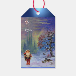 ETIQUETA PARA PRESENTE SANTA DOS GNOMOS