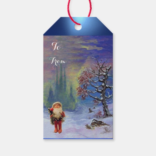 ETIQUETA PARA PRESENTE SANTA DOS GNOMOS (Frente)