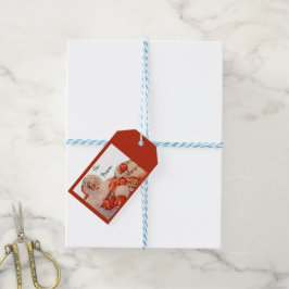 Etiqueta Para Presente Santas Sleigh Ride