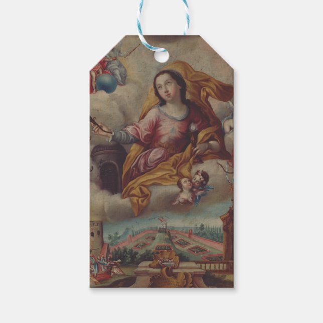 Etiqueta Para Presente Santo Barbara Virgin e mártir (Frente)