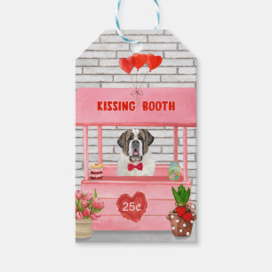 Etiqueta Para Presente Santo Bernard Dia de os namorados Beijando Booth