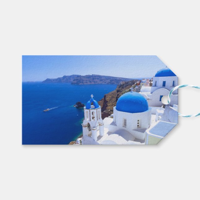 Etiqueta Para Presente Santorini (Frente (horizontal))