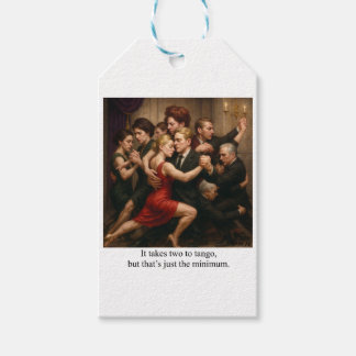 Etiqueta Para Presente São dois para tango, mas esse é apenas o mínimo