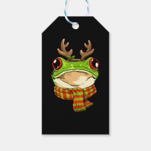 Etiqueta Para Presente Sapo de Natal Dead Santa Clause Reindeer Xmas