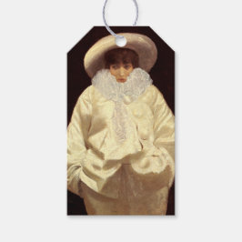 Etiqueta Para Presente Sarah Bernhardt como Pierrot (Palhaço Triste)