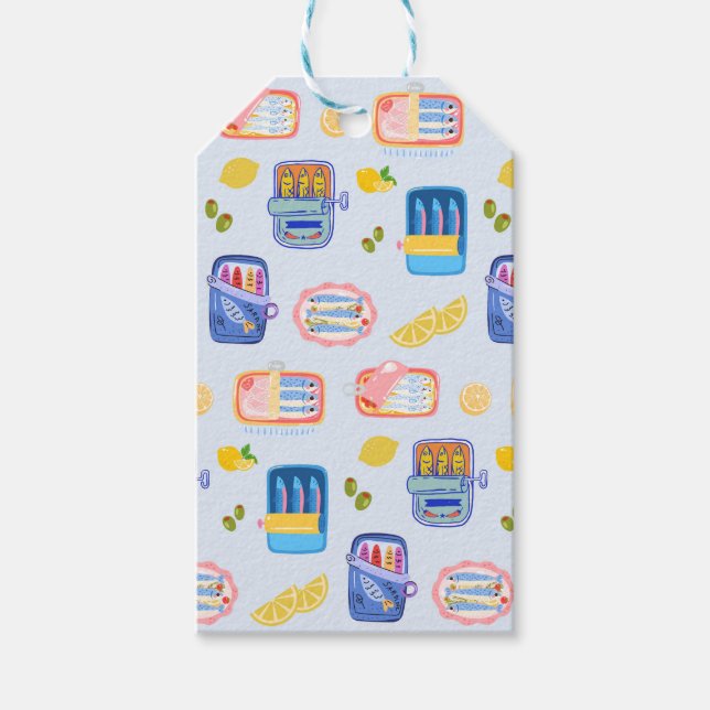 Etiqueta Para Presente  Sardines and Lemons (Frente)