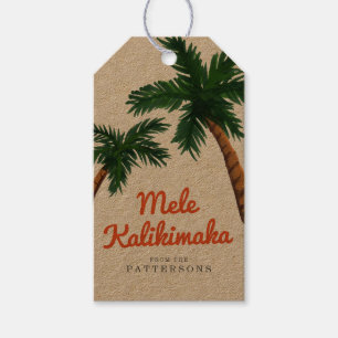 Etiqueta Para Presente Saudação da Ilha