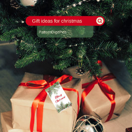 Etiqueta Para Presente Saudação de Férias Decoração de Natal em Casa