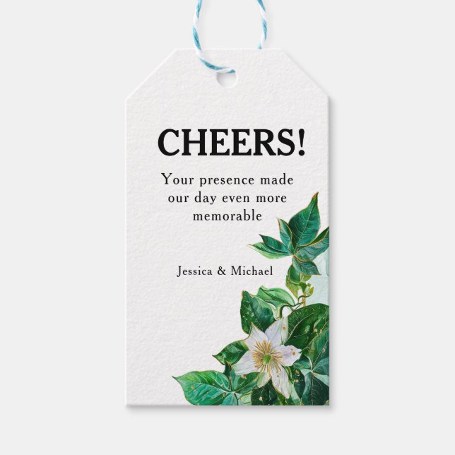 Etiqueta Para Presente 💍 Saúde! Passiflora Serenidade  (Frente)