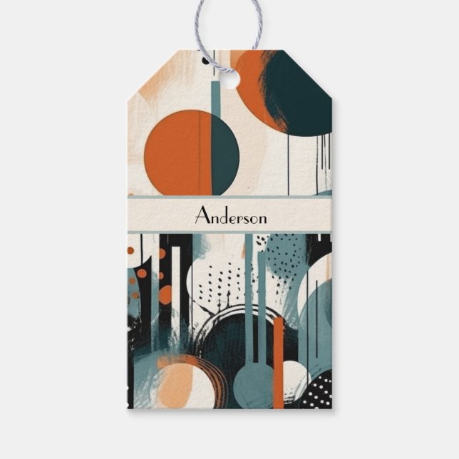 Etiqueta Para Presente Scandi Groove, personalizado (Frente)