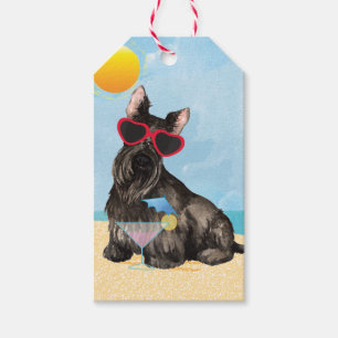 Etiqueta Para Presente Scottish Terrier do verão