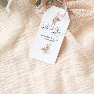 Etiqueta Para Presente Script de Caligrafia Whimsical Modern Boho
