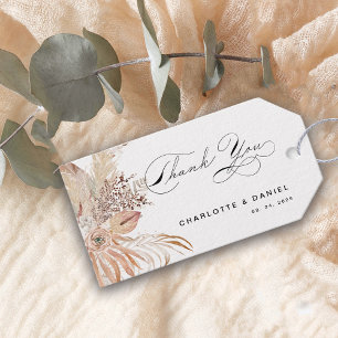 Etiqueta Para Presente Script de Caligrafia Whimsical Modern Boho