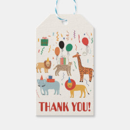 Etiqueta Para Presente Segundo aniversário Selva