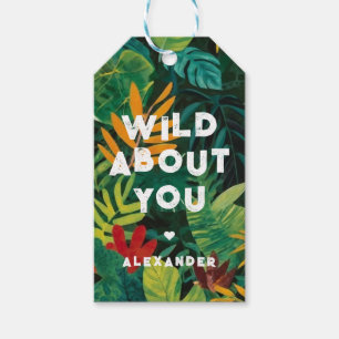 Etiqueta Para Presente Selvagem Sobre Você Colorida Deixa Palavras De Amo