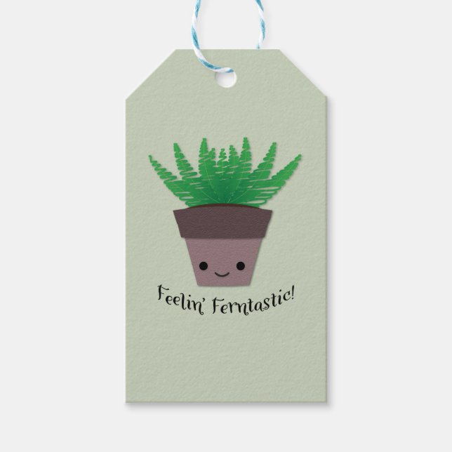 Etiqueta Para Presente Sentir Ferntastic Fern (Frente)
