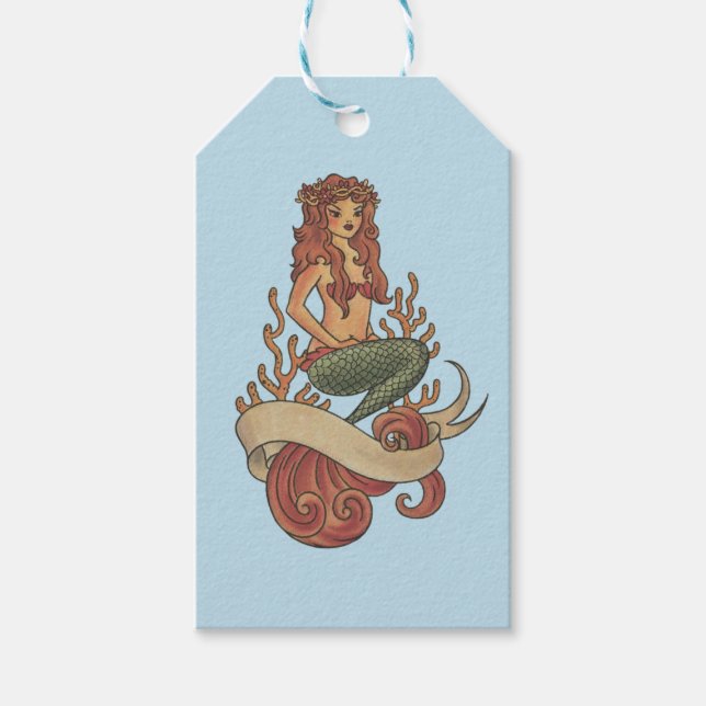 Etiqueta Para Presente sereia (Frente)