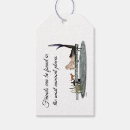 Etiqueta Para Presente Sereia no Boat Dock Gift Tag