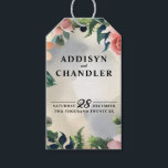Etiqueta Para Presente Serene Garden Wreath: Pastel Floral Elegance<br><div class="desc">Descubra a elegância calmante do nosso design de "Serene Garden Wreath". Esta bela peça apresenta um fundo de aquarela em tons azuis suaves e cinzas amarelas suaves, criando um pano de fundo sereno para o seu evento. No coração do design, uma delicada coroa de lenços verdes cerca rosas encantadoras e...</div>